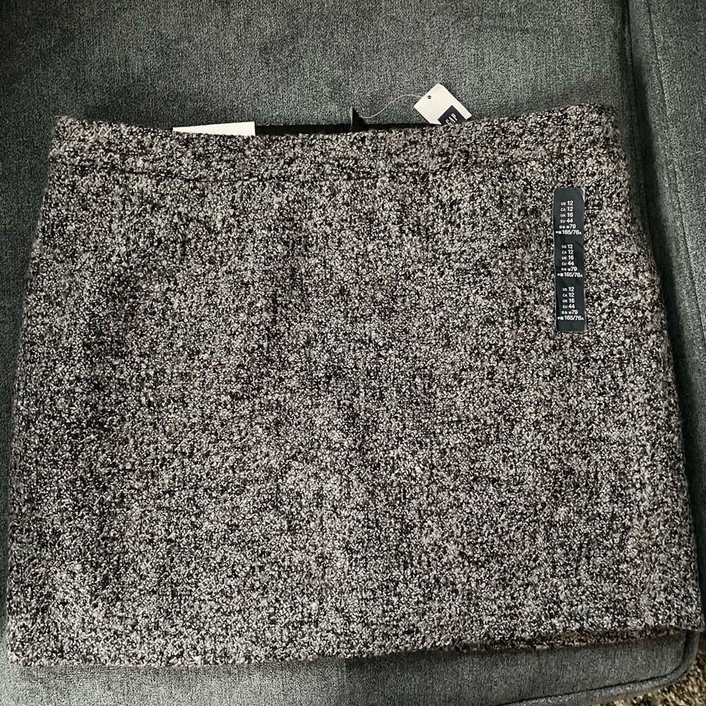 NWT GAP wool blend mini skirt